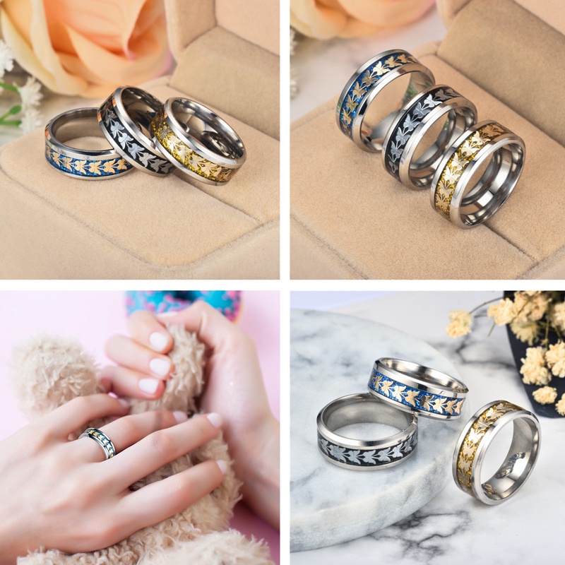 Ygt Nhẫn Thép Titan Hình Bướm Phong Cách Hip Hop Hàn Quốc Thời Trang Cho Nam Và Nữ