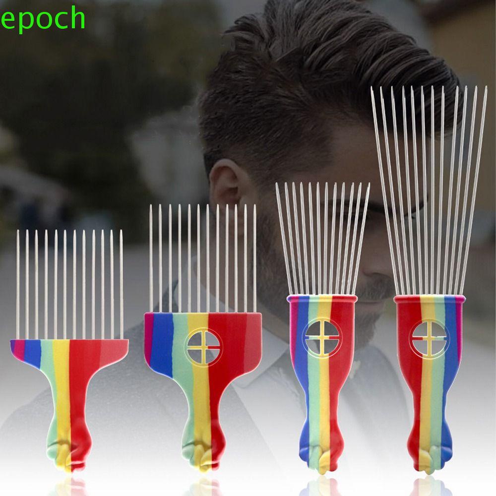 EPOCH Lược Chải Tóc Bằng Thép Không Gỉ Chống Tĩnh Điện Chuyên Dụng Cho Salon