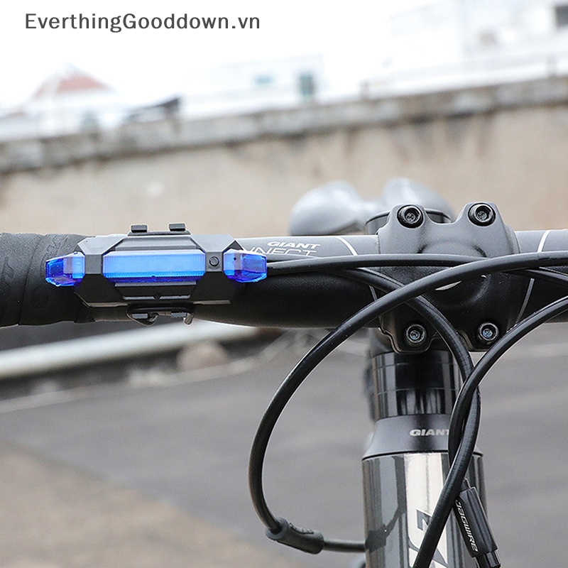 Everthinggood Đèn Cảnh Báo Chống Thấm Nước Sạc USB Gắn Đuôi Xe Đạp Leo Núi