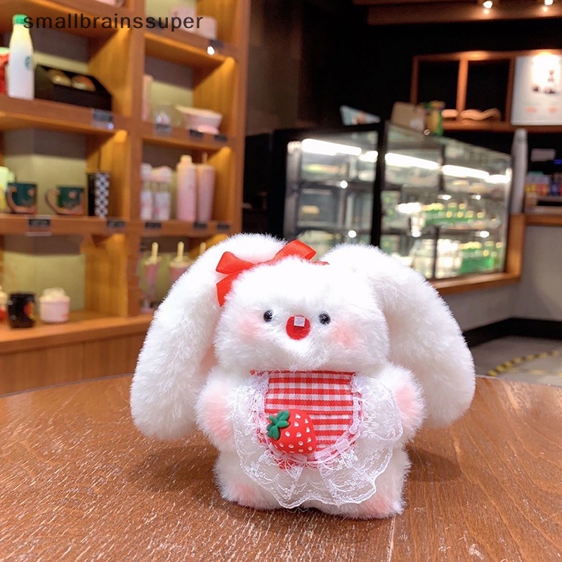 Móc Khóa Hình Thỏ Nhồi Bông Tai To Mềm Mại Đáng Yêu Dành Cho Ba Lô / Móc Khóa Trẻ Em SBS