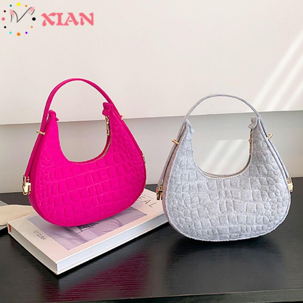 XIANTIN Túi Xách Họa Tiết Da Cá Sấu Dễ Thương Thời Trang