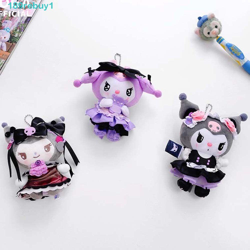 REBUY1 Móc Khóa Hình Đồ chơi nhồi bông Kuromi Dễ Thương