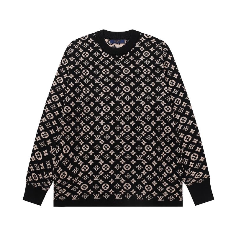 Áo SweaterTJR7YW L666V Hai Jacquard Dệt Kim Màu Trắng Đen Tương Phản Xu Hướng Thời Trang Cổ Điển Cho Nam