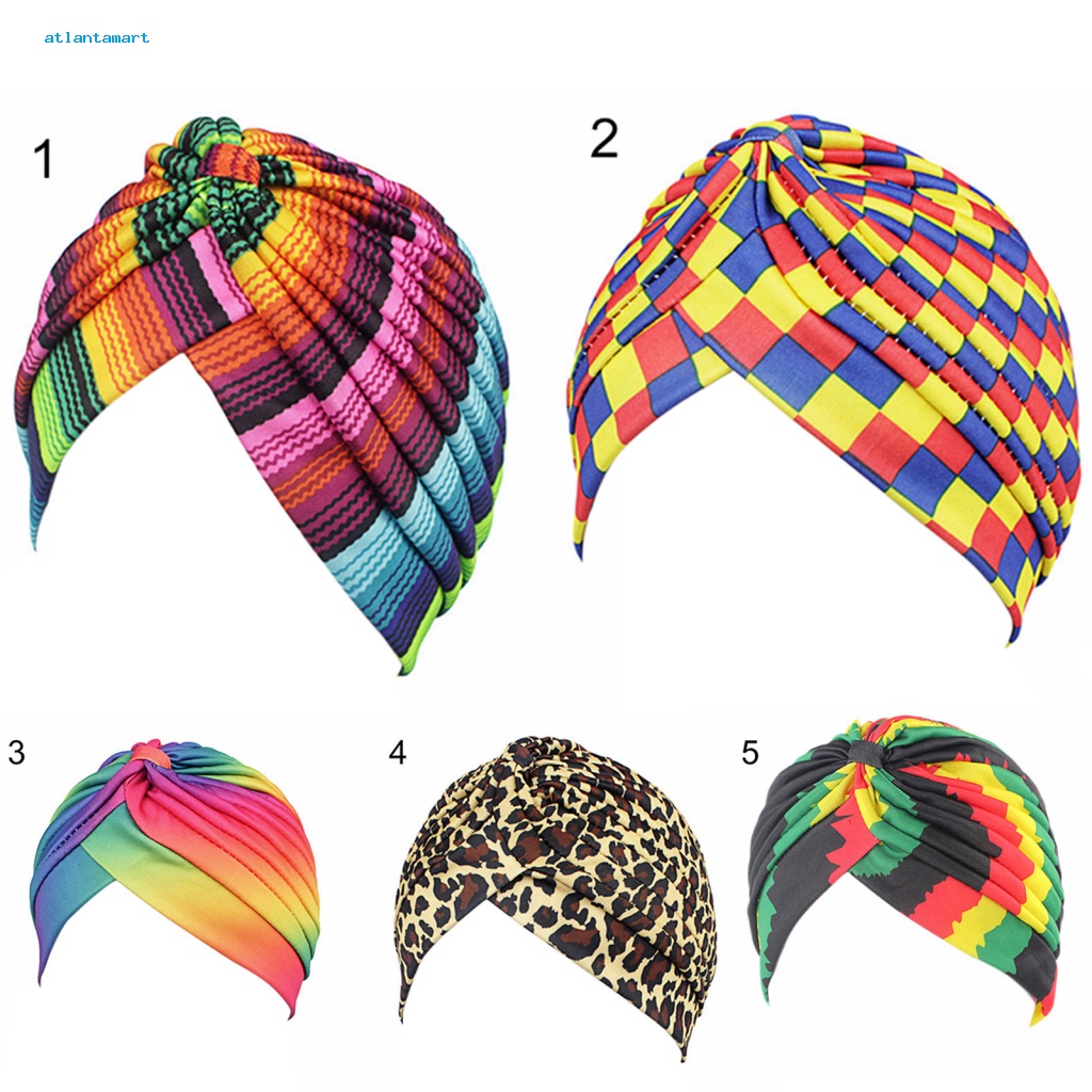 Túi Đựng Đồ Dùng Cao Cấp Tiện Dụng| Mũ Turban Bằng Polyester In Họa Tiết Màu Sắc Thời Trang Cho Nữ