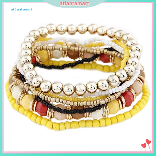 Túi Đựng Đồ Dùng Cao Cấp Tiện Dụng| Vòng Tay HợP Kim ĐíNh HạT Phong CáCh Bohemia