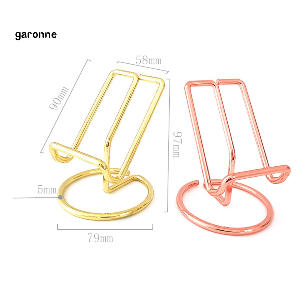 Giá Đỡ Điện Thoại / Máy Tính Bảng Bằng Sắt Chống Trượt Thiết Kế Đơn Giản