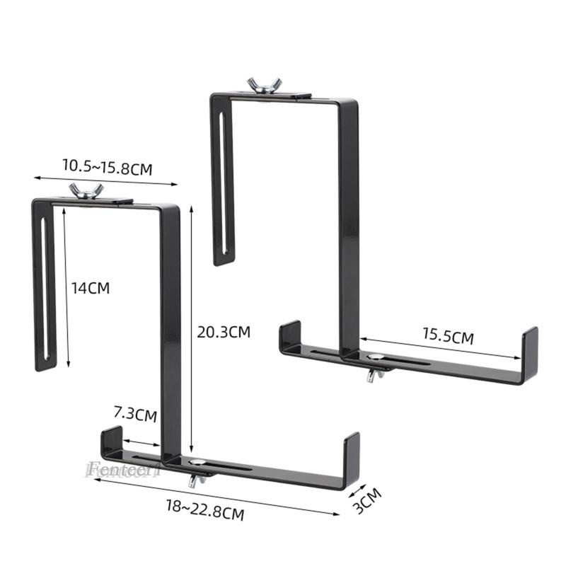 Set 2 Giá Đỡ Chậu Cây Bằng Thép Carbon Có Móc Treo Tiện Dụng