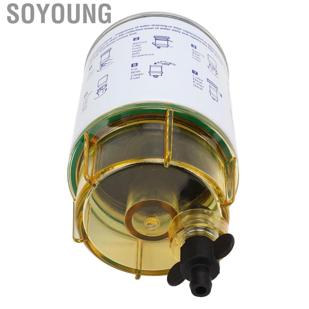 Soyoung Fuel Water Separator Durable Stable Performance 35‑60494‑1 Efficient Plastic Plug and Play for Marine Tractors