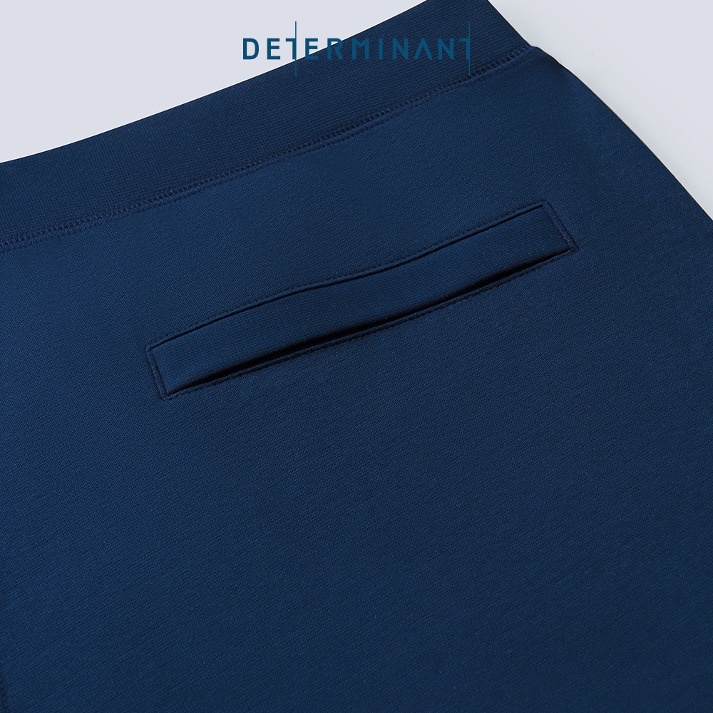 Quần short nam thun năng động Cotton chống sờn vải kiểm soát độ ẩm thương hiệu Determinant - màu Xanh Navy 23070N [LB03]