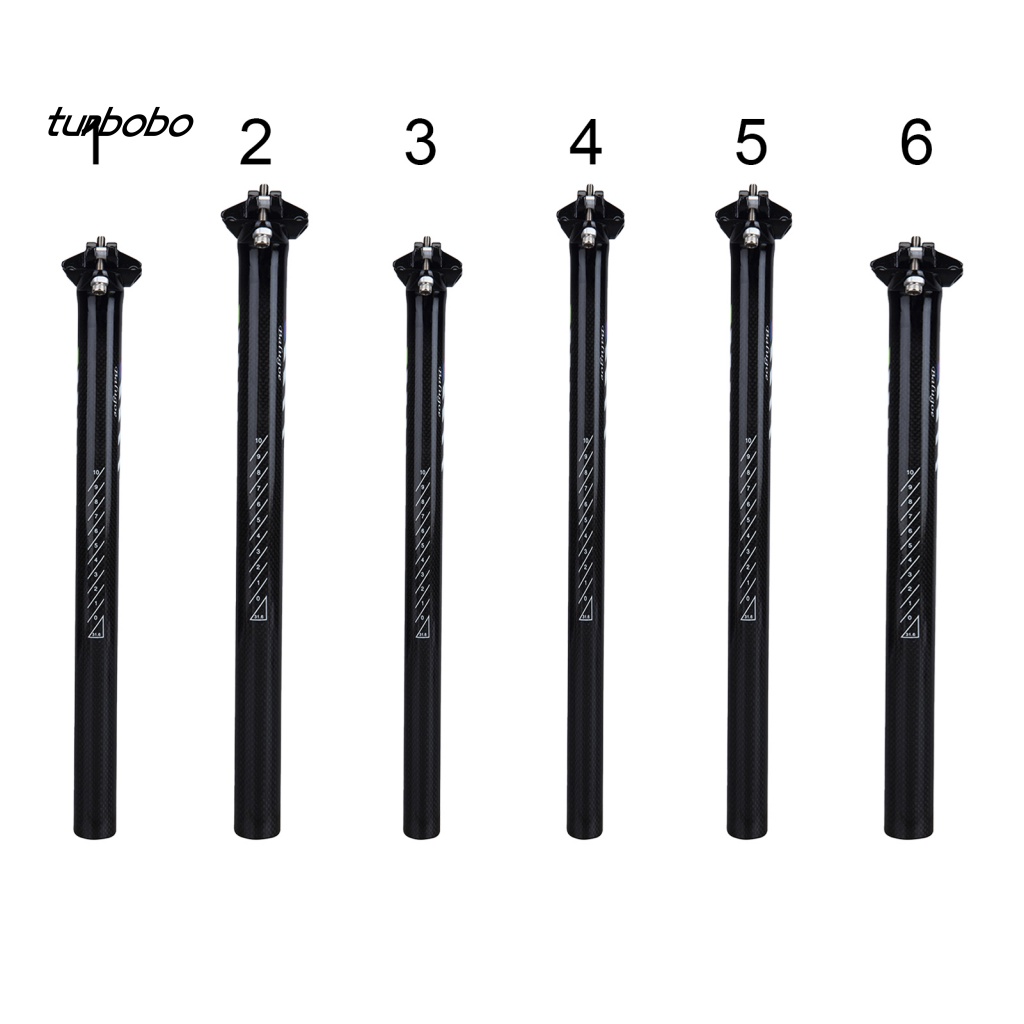 Turbobo Ống Yên Xe Đạp Thẳng Bằng Sợi Carbon Chắc Chắn Nhiều Thông Số