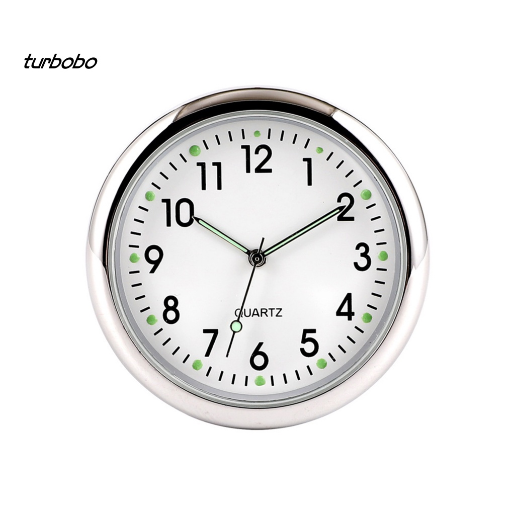 Turbobo Đồng Hồ Kỹ Thuật Số Hình Tròn Chịu Nhiệt Độ Cao / Thấp Dạ Quang Gắn Bảng Điều Khiển Xe Hơi