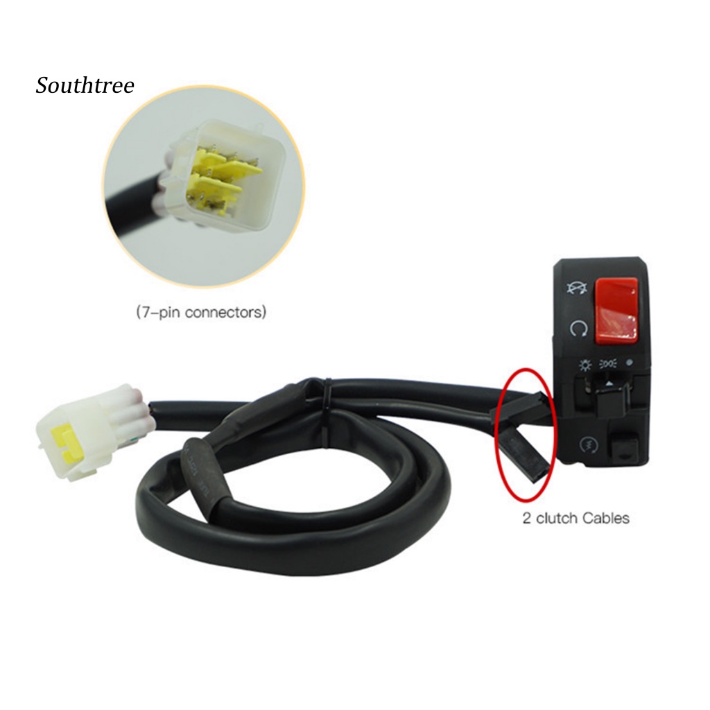 Set 2 Công Tắc Đèn + Còi Thông Dụng Cho Huanglong 300cc / 600cc