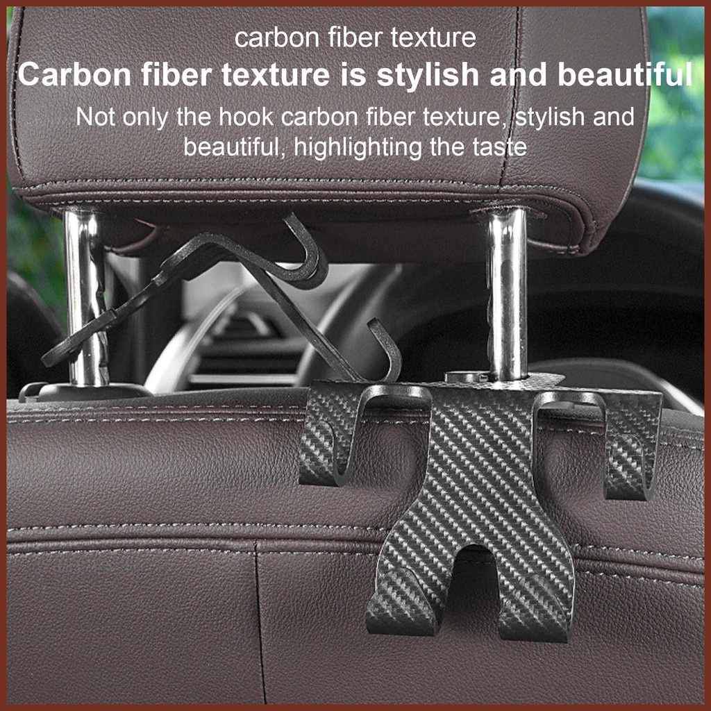 Giá Đỡ 4 Móc Treo Túi Xách Gắn Gối Tựa Đầu Xe Hơi