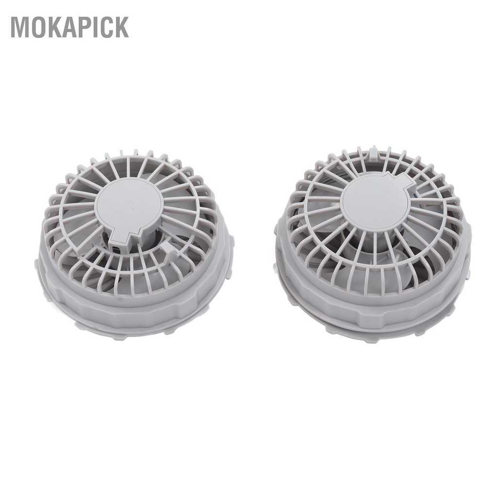 Mokapick Quạt Làm Mát Mùa Hè Áo Vest USB Có Thể Tháo Rời Trắng Điều Hòa Không Khí Vườn