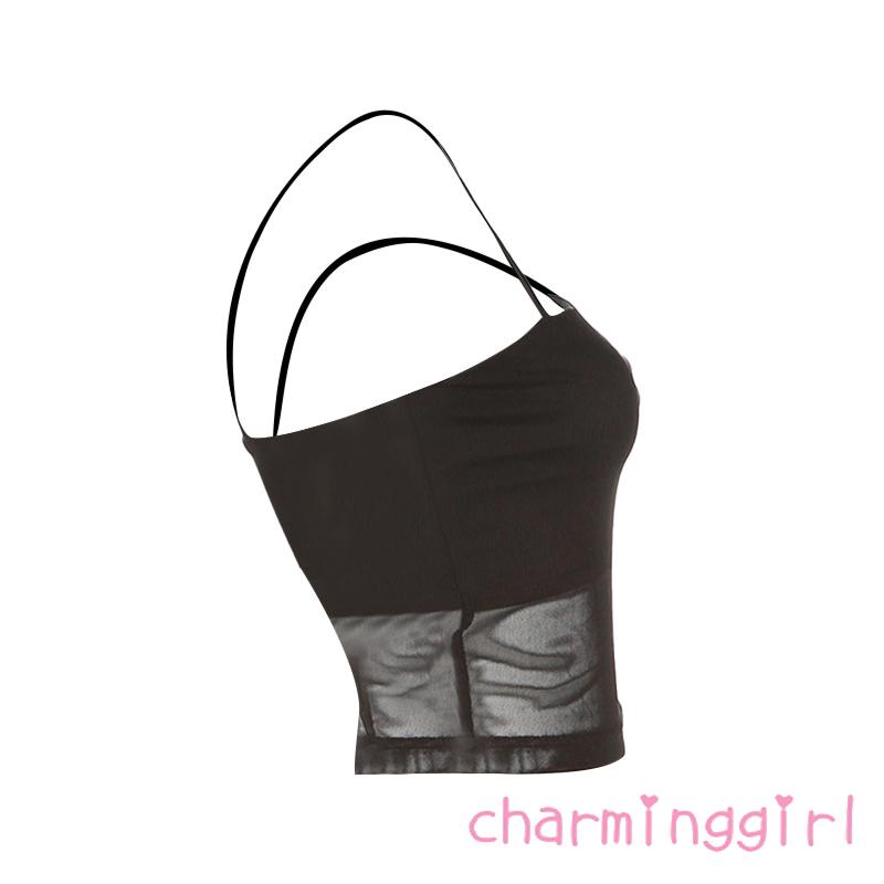 Áo Tank Top Hai Dây Màu Sắc Thời Trang Mùa Hè Quyến Rũ Cho Nữ