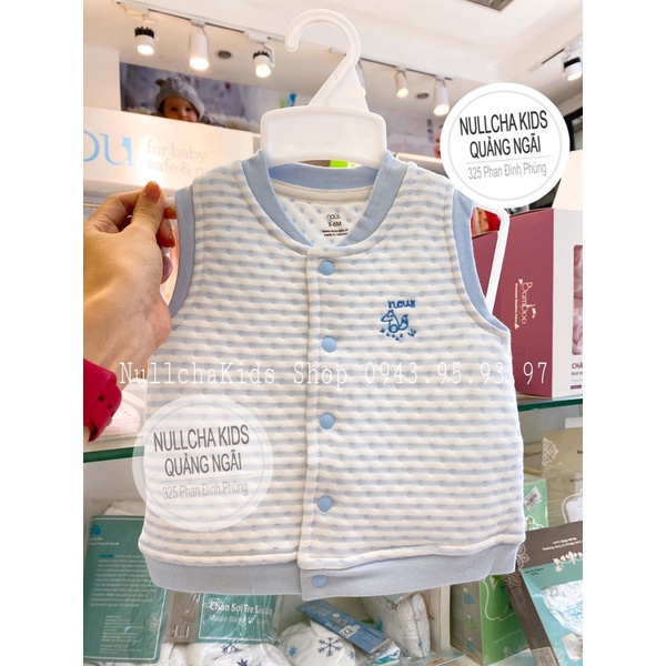 Áo gile Nous cài thẳng, cài cạnh thu đông cho bé