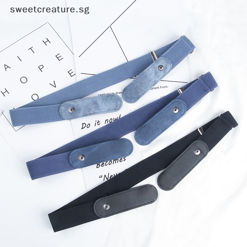 Thắt Lưng Co Giãn Không Có Khóa Cài Dễ Dàng Cài Đặt Cho Thắt Lưng Quần Jean