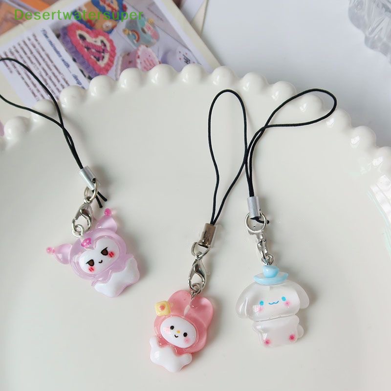 Dsvn Đồ Chơi Búp Bê Sanrio Kuromi Dễ Thương Có Dây Đeo Ba Lô / Điện Thoại iPhone Làm Quà Tặng Đồ Chơi Cho Bé Gái