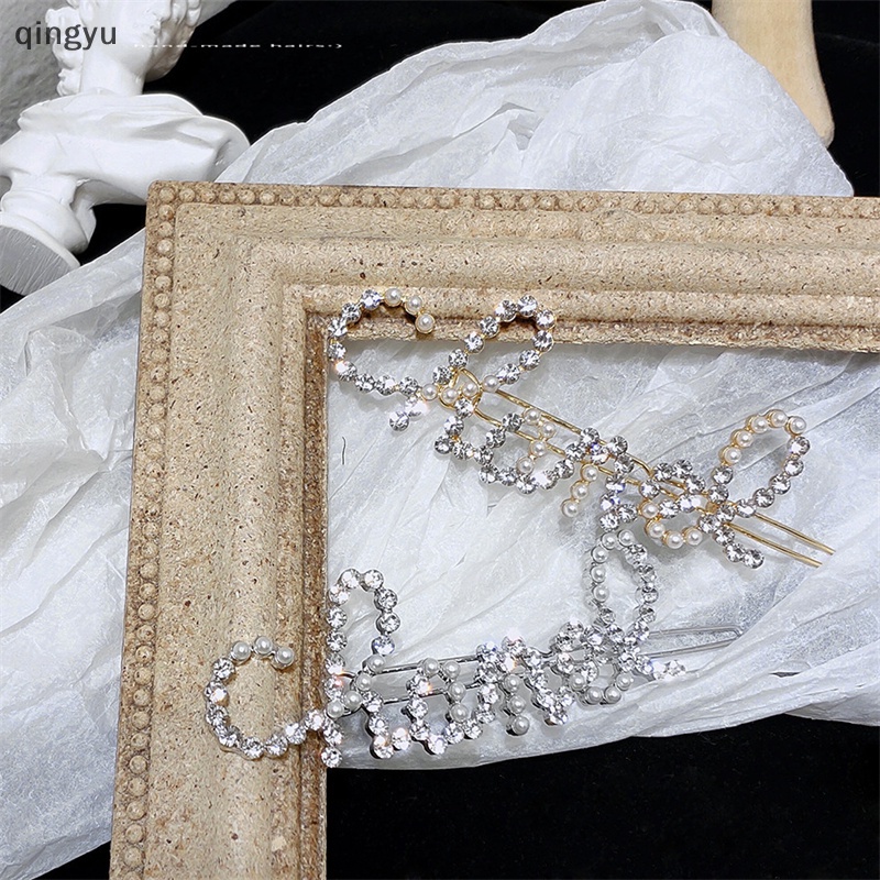 (MớI) Kẹp TóC Handmade ĐíNh NgọC Trai Giả Xinh XắN