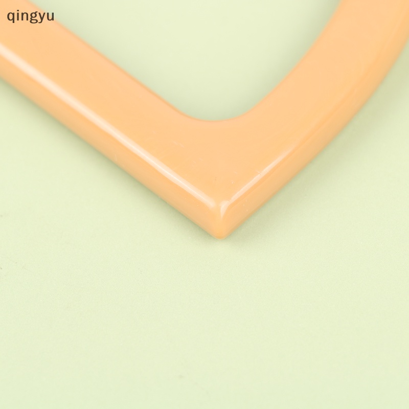 Tay Cầm Túi Xách Hình Chữ D Bằng Nhựa Resin Thủ Công Hàng Mới