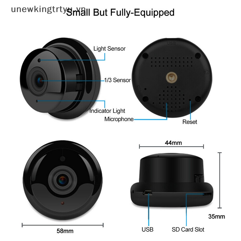 Camera Giấu Trong Đêm Kết Nối WiFi UNE HD 1080P V380