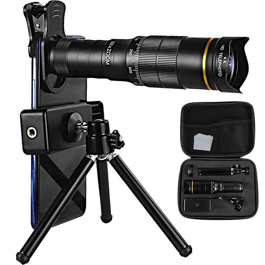 Kính Phóng Đại 32X Dạng Kẹp Chuyên Dụng Cho Điện Thoại Thông Minh