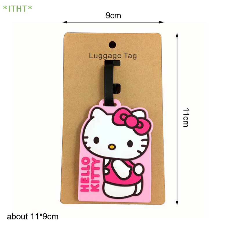 Thẻ Treo Hành Lý Chống Thất Lạc Hình Mèo KT Dễ Thương Mới