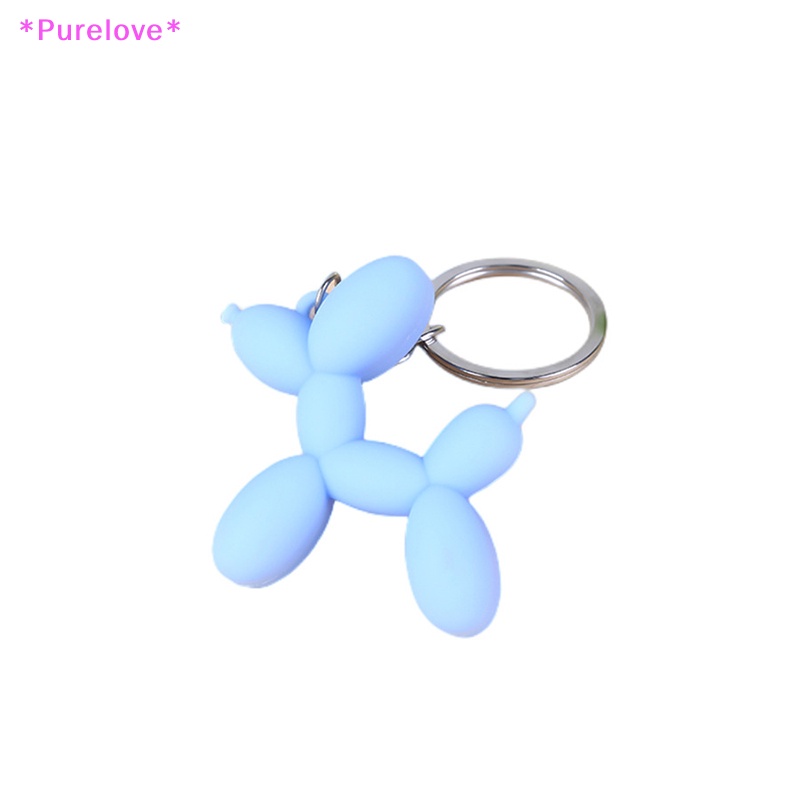 Móc Khóa Cao Su Mềm Hình Chú Chó Đáng Yêu Thời Trang Mới