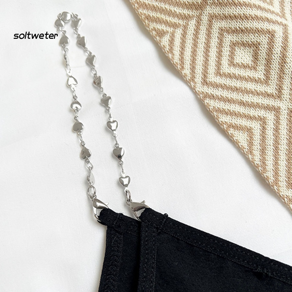 Quần Lót Lọt Khe Dây Xích Kim Loại Gọn Nhẹ Chữ V Màu Trơn Gợi Cảm Mặc Hàng Ngày