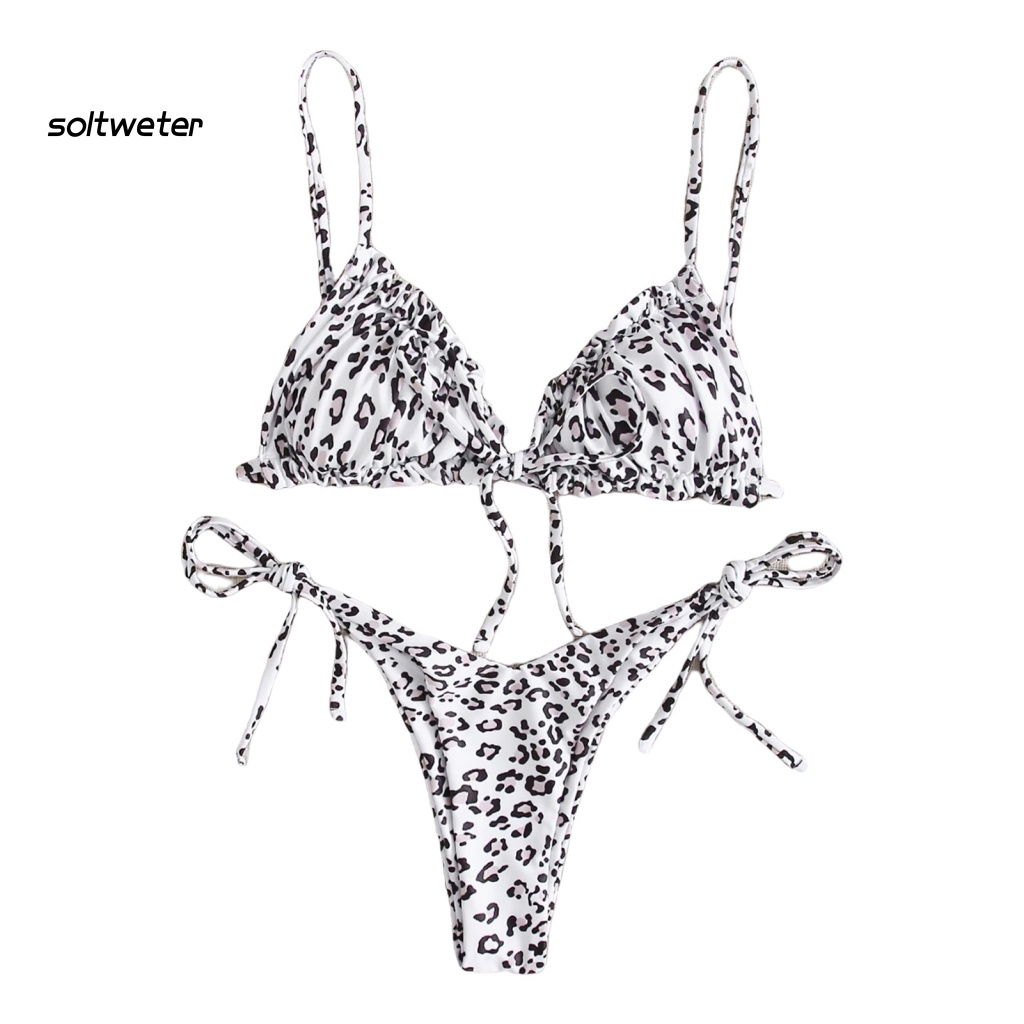 Bộ Đồ Bơi Bikini Hai Mảnh In Họa Tiết Thời Trang Mùa Hè Quyến Rũ Cho Nữ