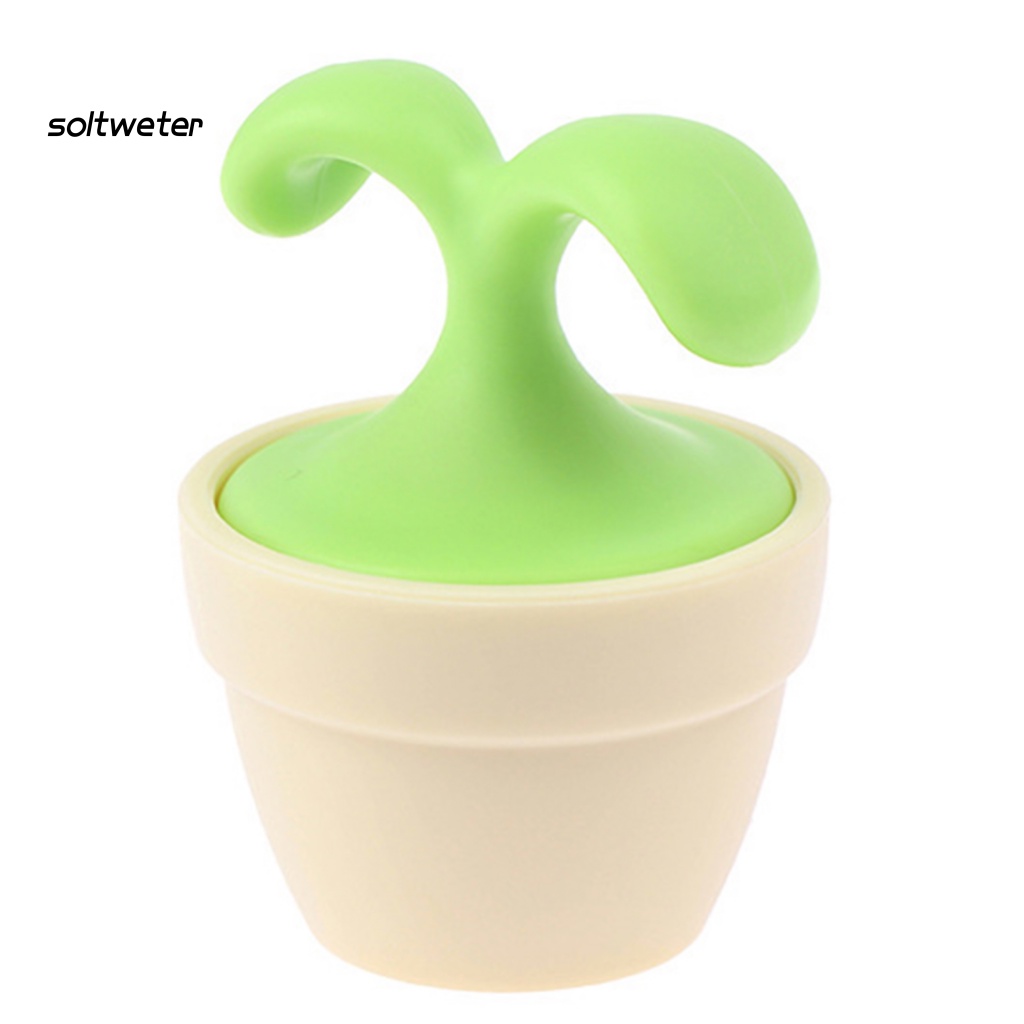 St Máy Mát Xa Lâu Trôi Mịn Màng Hình Chậu Cây Dễ Thương Dùng Tại Nhà