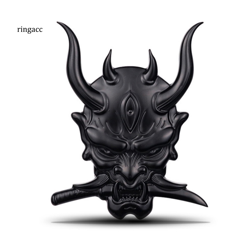 Nhãn Dán Trang Trí Xe Hơi Tự Dính Họa Tiết Chiến Binh 3D Kiểu Nhật Bản Sáng Tạo Chống Thấm Nước