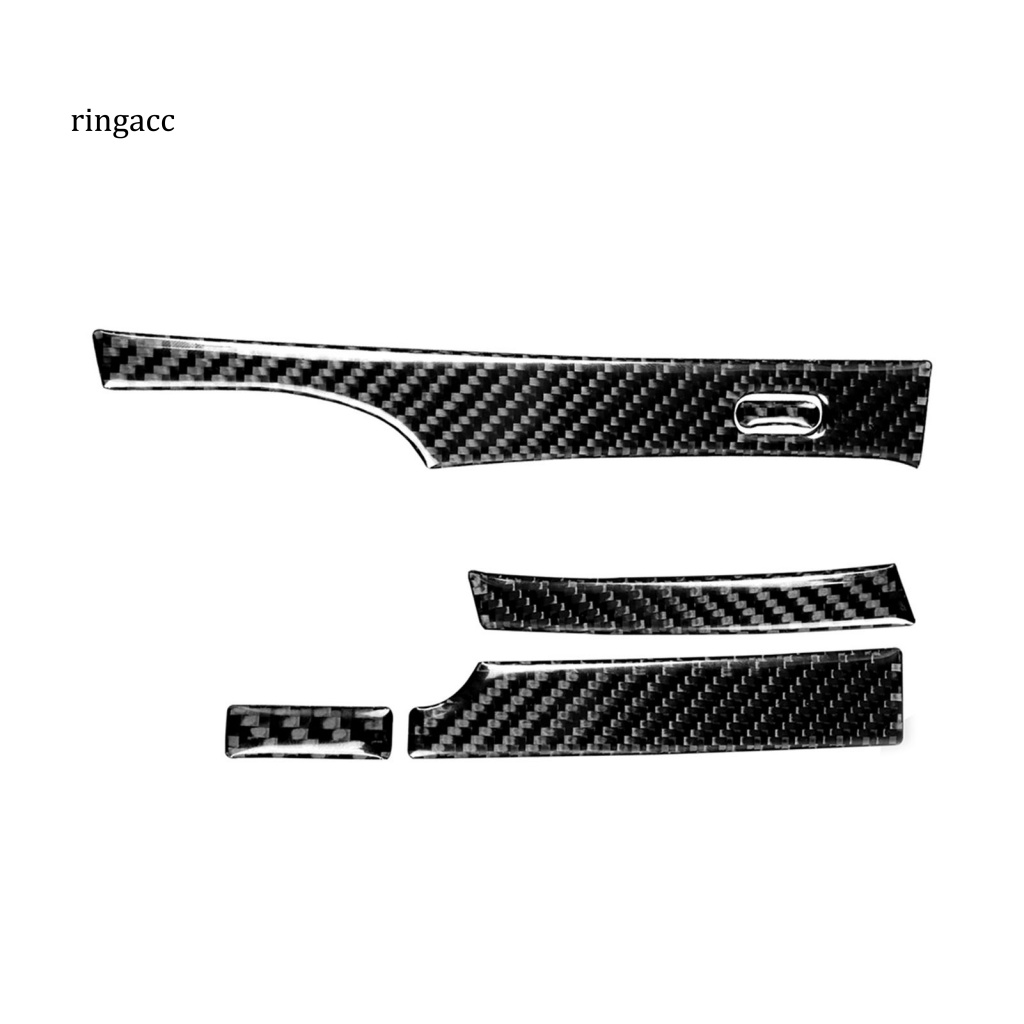 1 Bộ Nhãn Dán Trang Trí Cần Số Tự Dính In Họa Tiết Sợi Carbon Nhỏ Gọn Cho Honda Civic 8th Gen 2006-2011