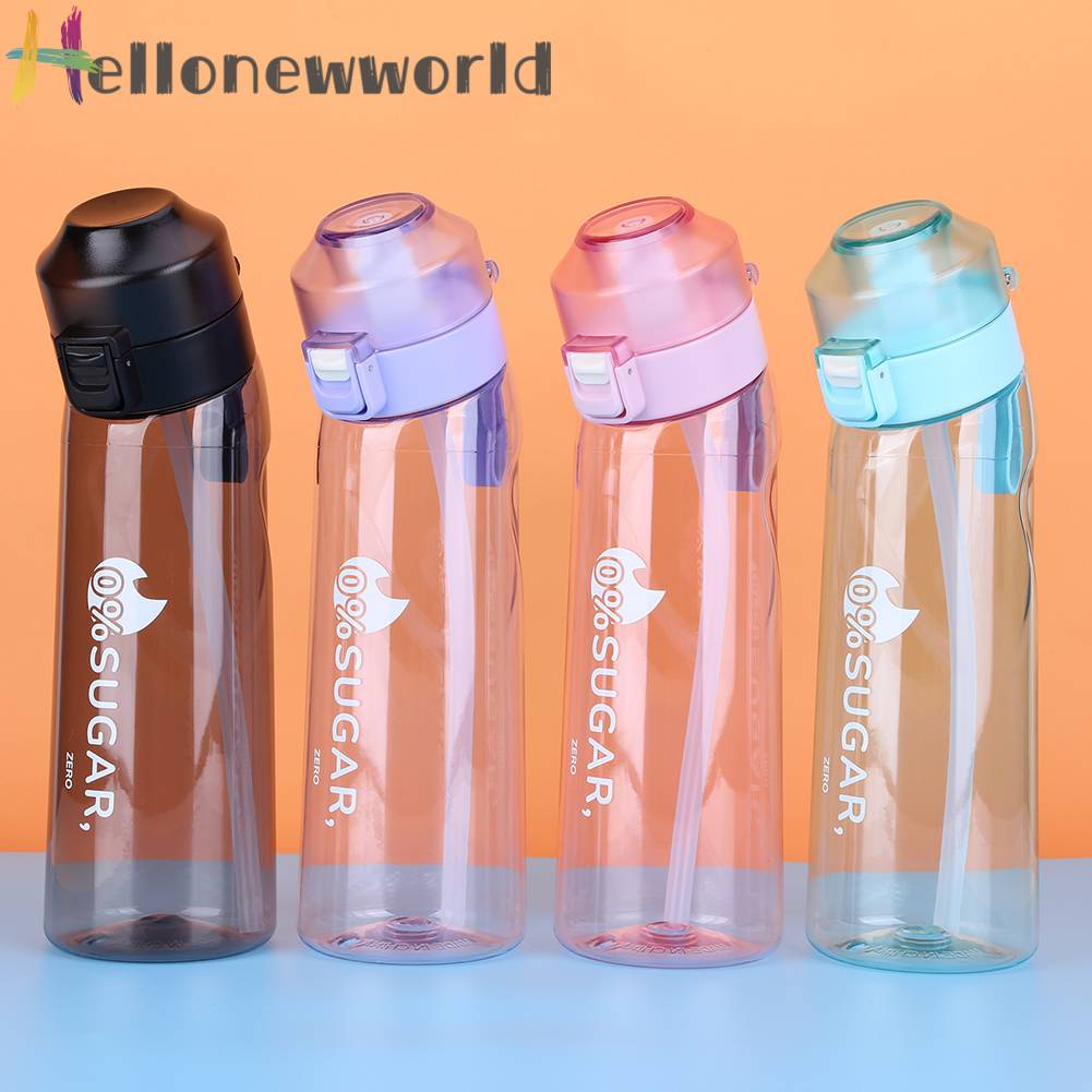 Bình Nước 650ML Có Thể Tái Sử Dụng Kèm Ống Hút