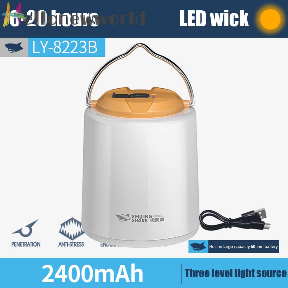 Đèn LED Cầm Tay Chạy Bằng Pin 3 Chế Độ Sáng