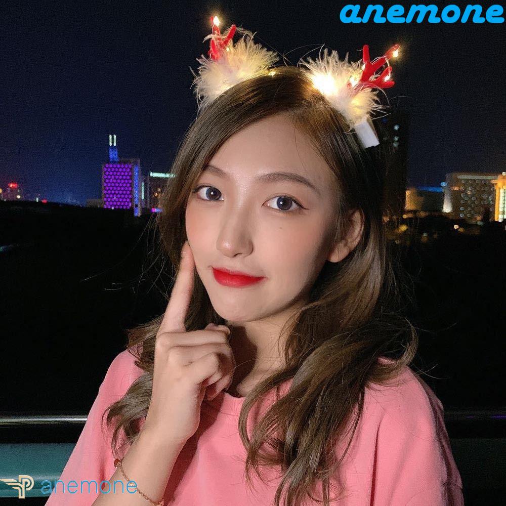 ANEMONE Cài Tóc Bông Phát Quang Phong Cách Hàn Quốc Cho Nữ