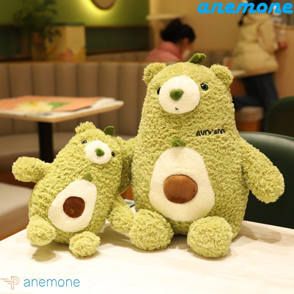 ANEMONE Thú Nhồi Bông Hình Trái Bơ / Gấu Hoạt Hình Lãng Mạn Trang Trí Nhà Cửa