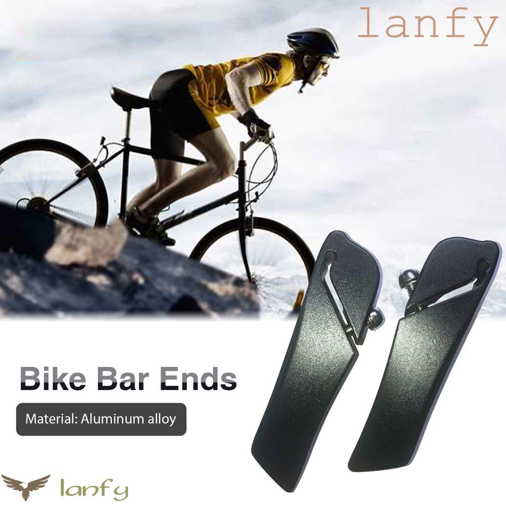 LANFY 1 Cặp Vỏ Bọc Tay Lái Xe Đạp Leo Núi Bằng Hợp Kim Nhôm Chống Trượt