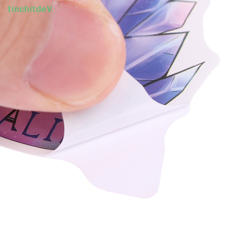 Set 50 Miếng Dán Pha Lê May Mắn Nhiều Màu Trang Trí Đàn Guitar / Laptop / Điện Thoại