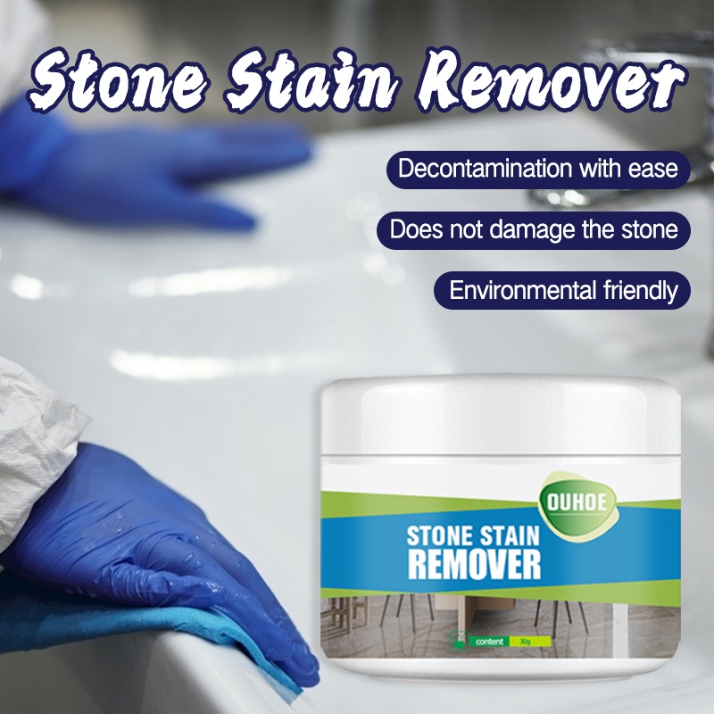 Pstars Stone Stain Remover, Stone Cleaning Powder Oil Stain Cleaner For Kitchen Hot heby1