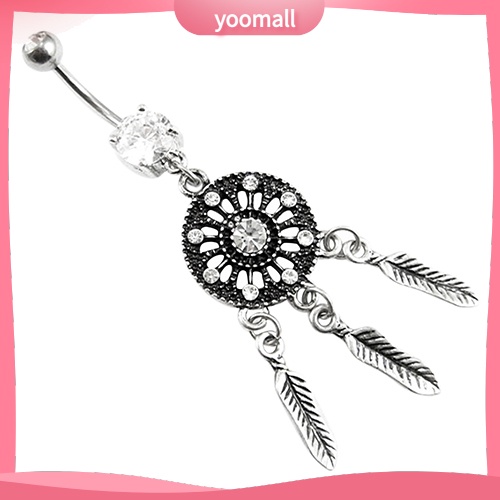 Khuyên Rốn Hình Lưới Giấc Mơ Đính Đá Thời Trang