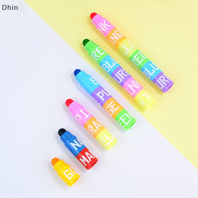 [Dhin] 6 Colors Splice Mini Bible Highs Vintage Candy Colors Gel Highs Gel Highs Dry High Markers COD