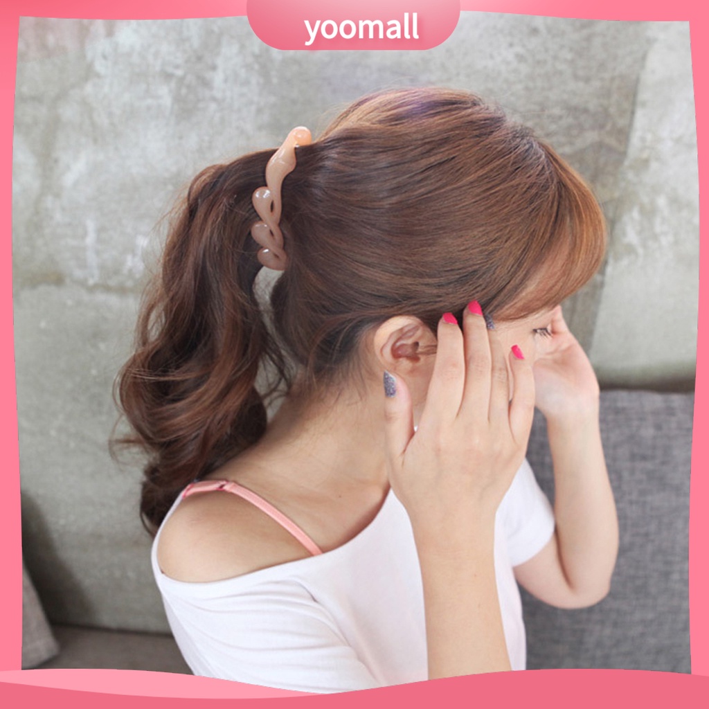 Kẹp Tóc Đuôi Ngựa Cỡ Nhỏ Linh Hoạt Thời Trang Cho Nữ