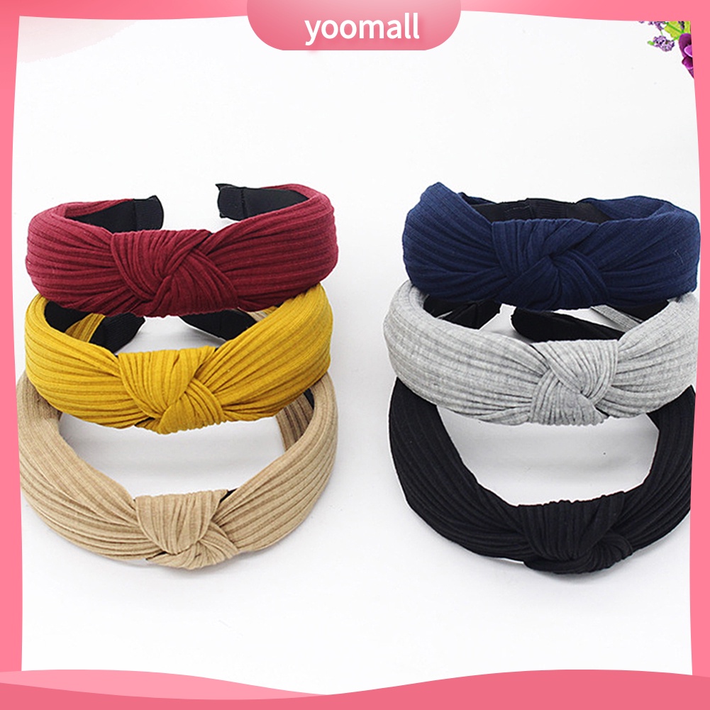 Cài Tóc Vải Mềm Thắt Nơ Xoắn Dành Cho Nữ