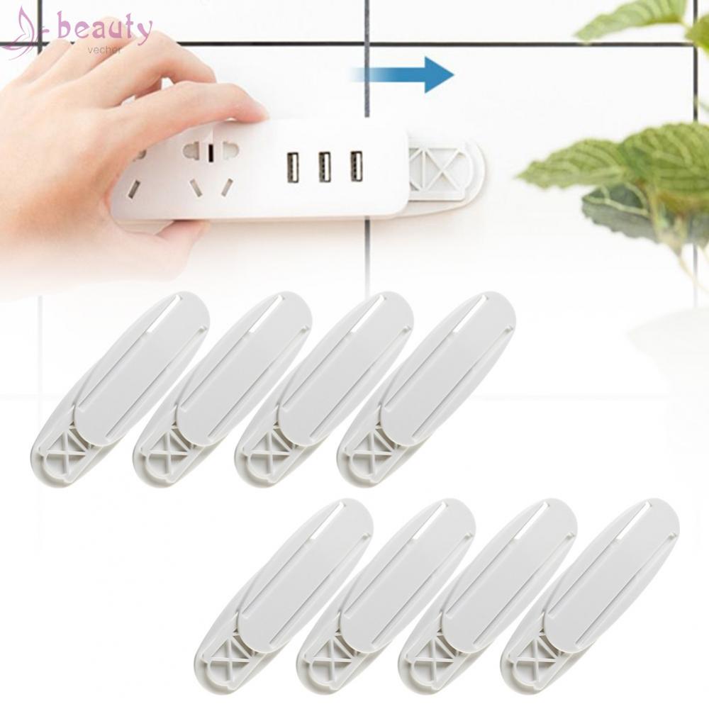 Giá Đỡ Cố Định Ổ Cắm Thẻ Hình Chữ I Bằng ABS Màu Trắng