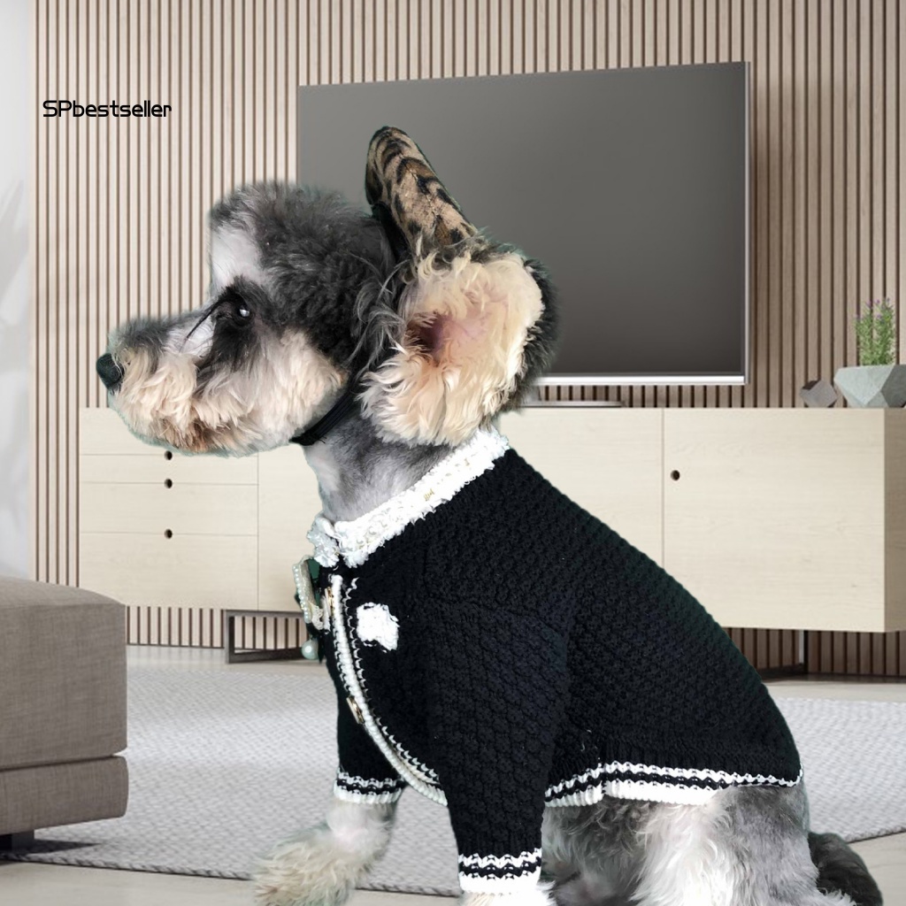 Áo Khoác Cardigan Thoáng Khí Có Nút Cài Dùng Đi Du Lịch Cho Thú Cưng