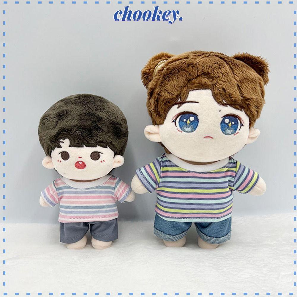 CHOOKEY Áo Thun Cotton 8 Kiểu Cho Búp Bê 10cm / 15cm / 20cm