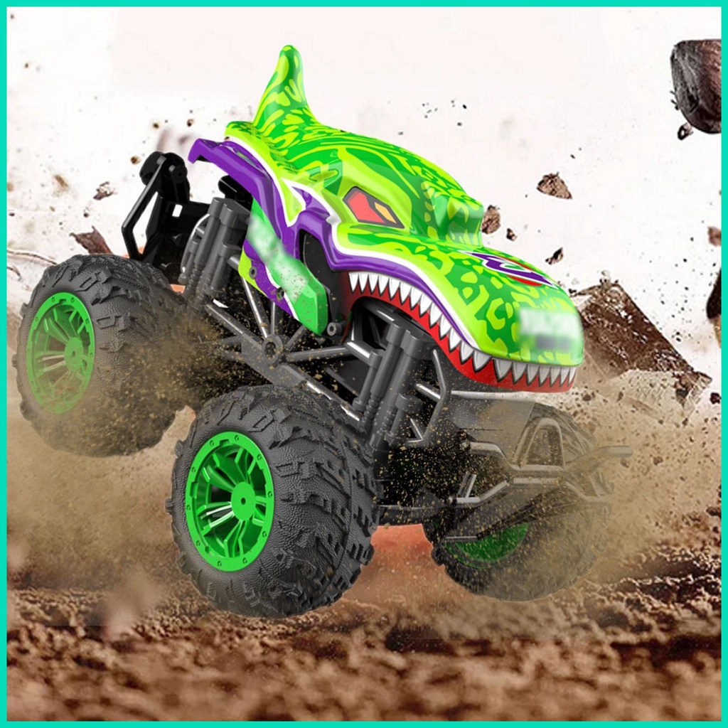 Xe Tải Cá Mập Điều Khiển Từ Xa 2.4Ghz Tỉ Lệ 1: 18 Kèm Sạc Lại Được