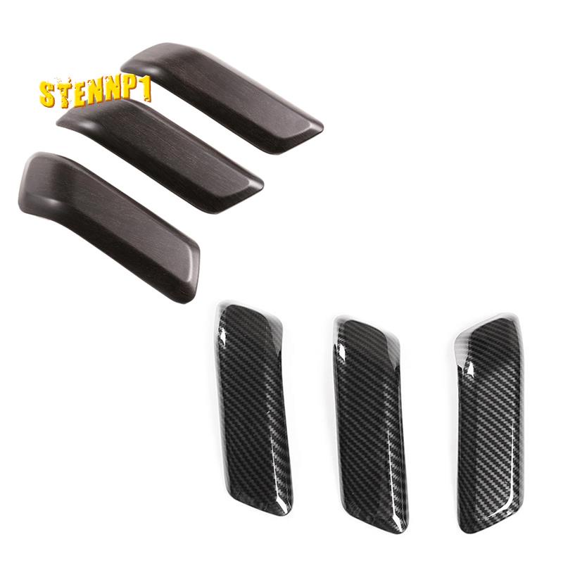 Set 3 Miếng Dán Tay Nắm Cửa Bên Trong Xe Hơi Land Rover Defender 110 2020-2023 Bằng Gỗ