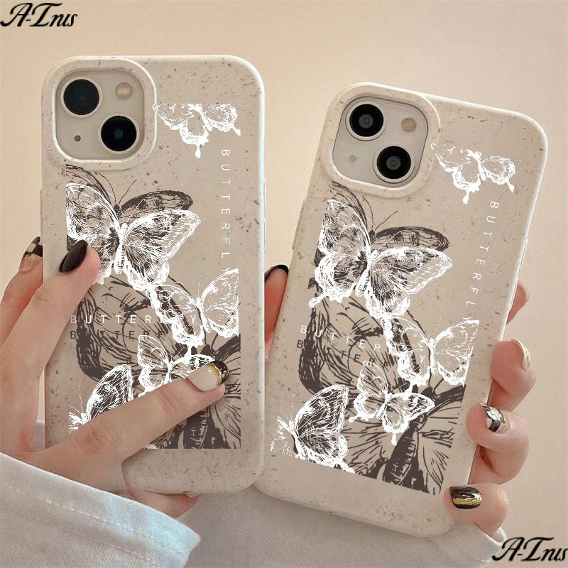Ốp Điện Thoại Mềm Chống Sốc In Họa Tiết Graffiti 7In Đơn Giản 13iPhone128p11 14pro Cho iPhone